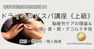 プロ向けドライヘッドスパ上級講習