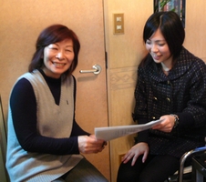 深層筋セラピーを案内する店内POPとメニュー紹介