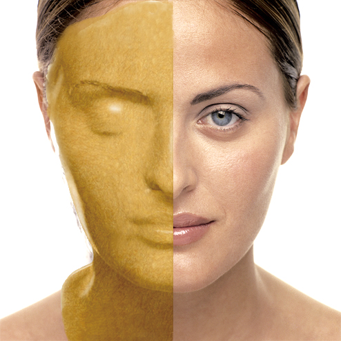 カスマラパック「ゴールド」は、敏感肌にも使える強力なエイジングケアマスク。純金パウダーとミネラル栄養素を配合しています。