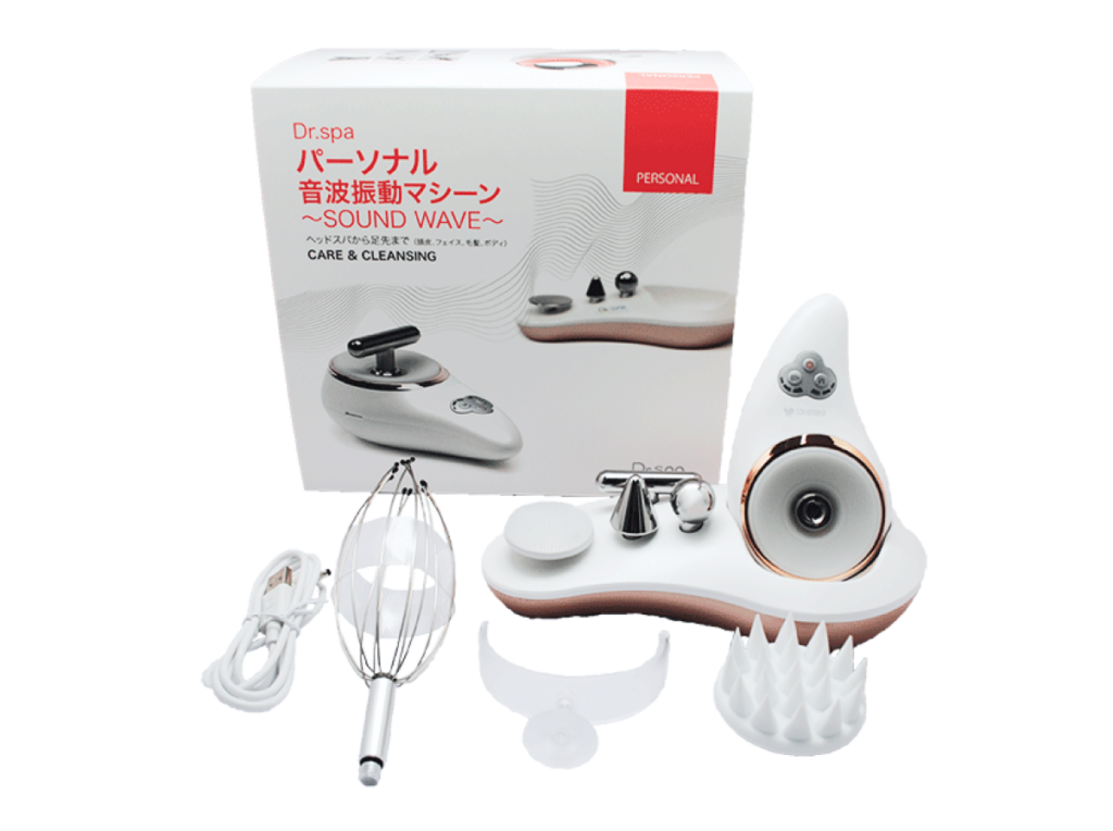 Dr. Spa Personalは、音波振動を利用して筋肉やファシア層にアプローチする、全身ケアデバイスです。
