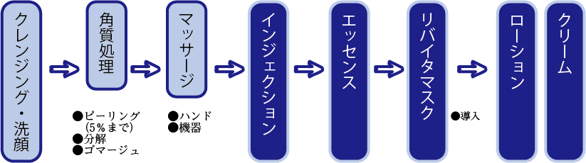サロンケア施術手順