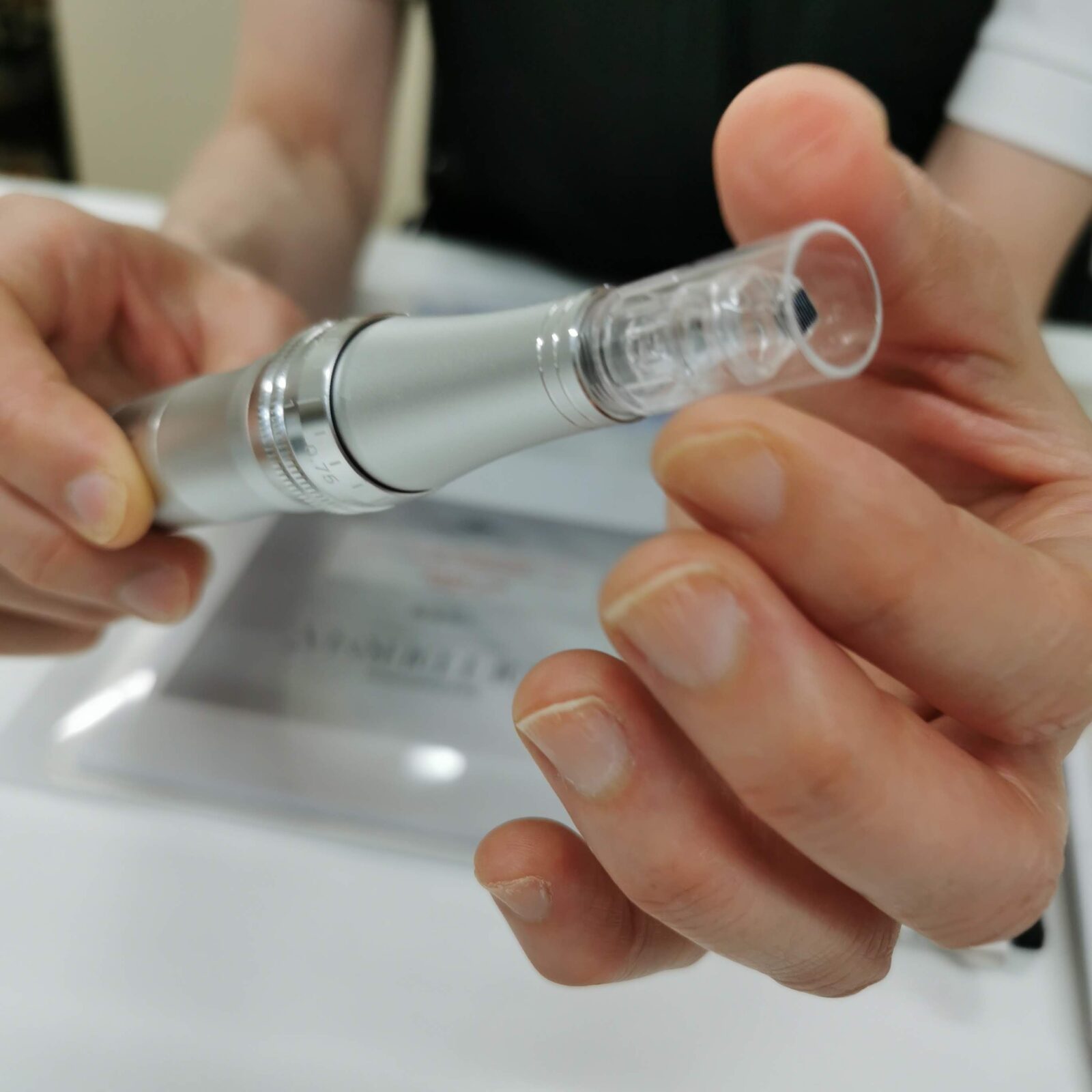 ソフトダーマのシリコン製チップ先端