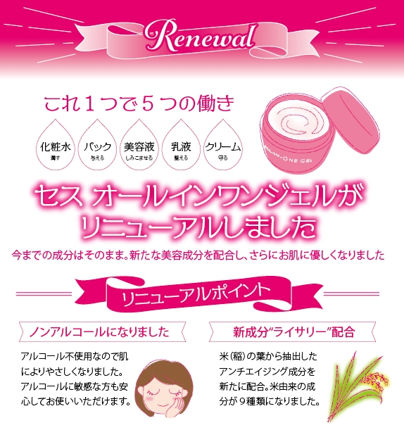 スキンケアをする女性
